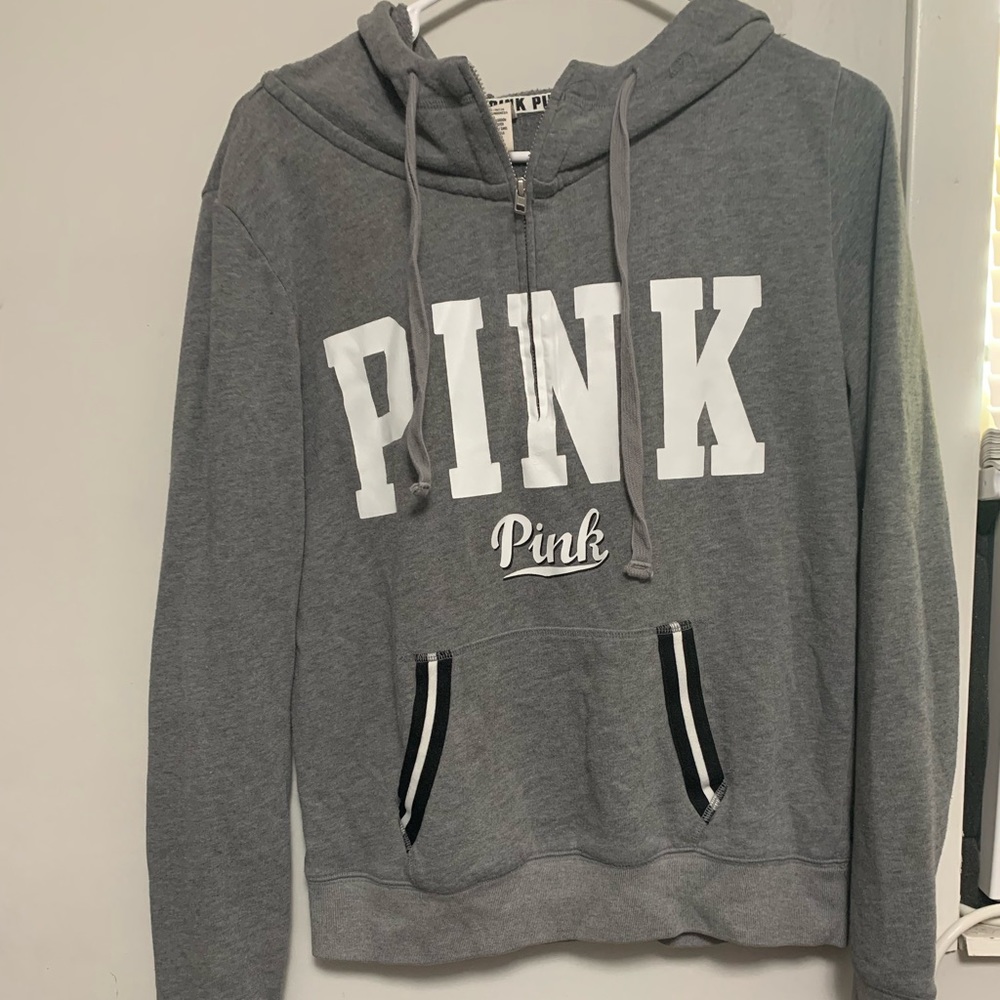 Pink half zip